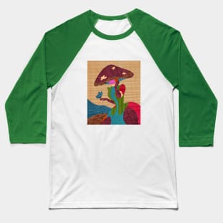 Lady Mushroom Baseball T-Shirt